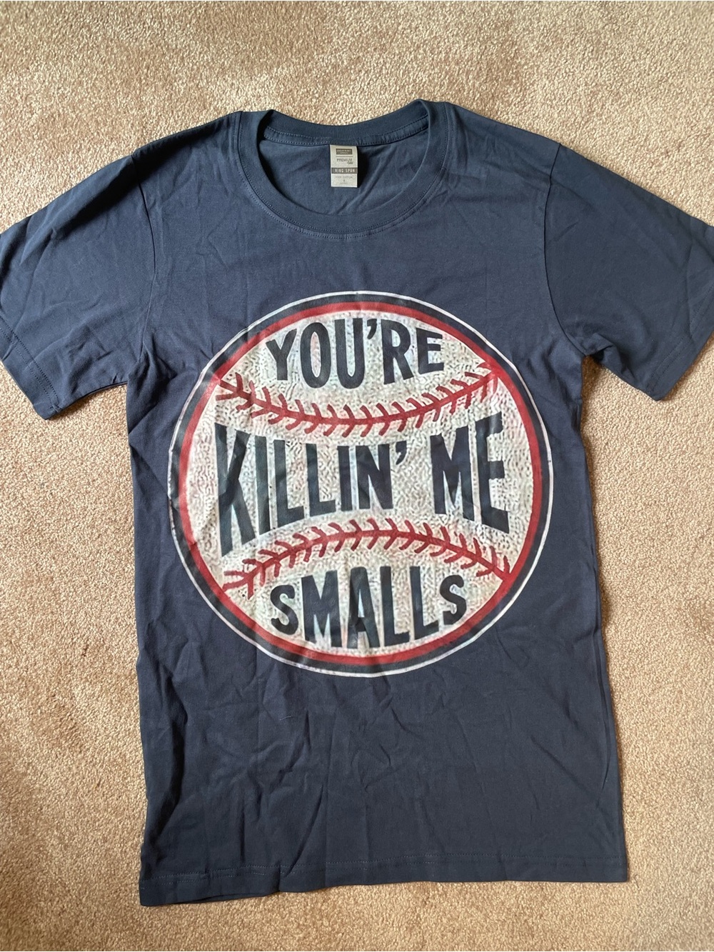 Navy 'You're Killin' Me Smalls' Graphic Tee